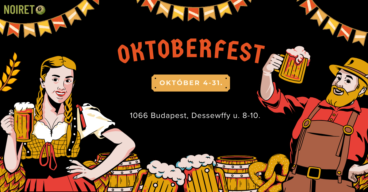 Különleges német sörök a Noiret-ban: Melyiket próbáld ki az Októberfest alatt?